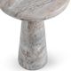 Classic Home Huxley Rusty Gray Marble End Table-4