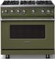 Viking® 5 Series 36" Martini Pro Style Gas (NG) Range with Polished Chrome Trim-3
