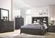 ACME Furniture Lantha Gray Oak Eastern King Bookcase Bed-2