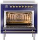 Ilve® Nostalgie II Series 36" Midnight Blue Pro Style Induction Range-2