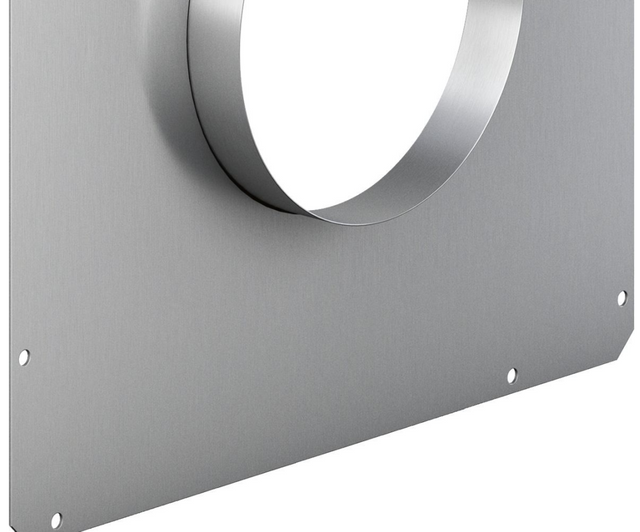 Bosch® 6" Stainless Steel Round Front Plate for Downdraft-1