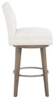 Fairfield® Customizable Entree Dining Pull Short Back Swivel Bar Stool-2