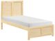 Homelegance® Bartly Natural Twin Platform Bed-0