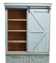Million Dollar Rustic Urban Tiffany Blue/Light Brown Bookcase-1