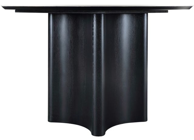 Meridian Furniture Corvina Travertine Dining Table with Black Base-2