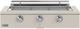 Caliber™ Rockwell Social 3-Burner Antique White Built-In Liquid Propane Grill with Chrome Hardware-0