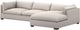 Four Hands Westwood 2-Piece 131" Right-Arm Facing Chaise Sectional-0
