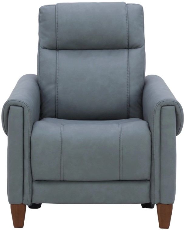 Parker House® Conrad Blue Dusk Power High Leg Recliner with Headrest-1
