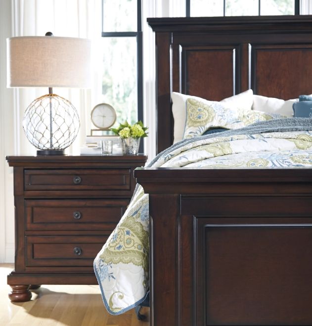 Millennium® by Ashley® Porter Rustic Brown California King Panel Bed-5