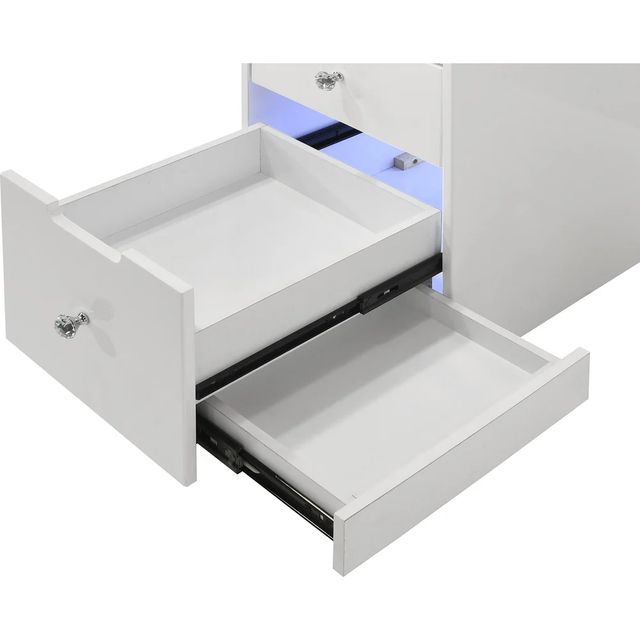 Crown Mark Luxo White Vanity Base-3