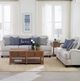 Coaster® Gwen 2-Piece Light Gray Living Room Set-1