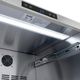 ZLINE Autograph Edition 24 in. Touchstone 168 Can Outdoor-Rated Dual Refrigerator Drawer with Matte White Doors and Polished Gold Handles-4