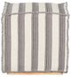 Fairfield® Kristin Gray/White Muslin Slipcover Ottoman-1