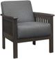 Mazin Furniture Lewiston Gray Accent Chair-2