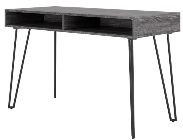 Signature Design by Ashley® Strumford Black/Charcoal Office Desk-2