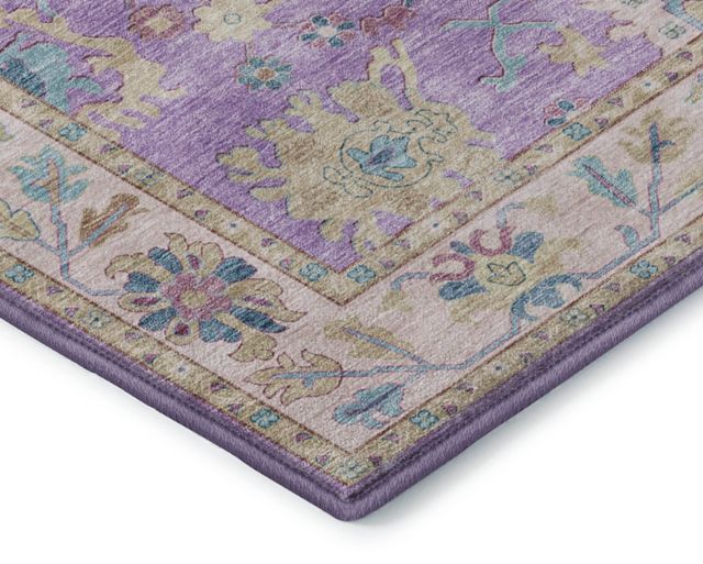 Dalyn™ Rug Company Hatay HY7 Purple 5'x8' Area Rug-2