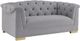 TOV Furniture Farah Grey Velvet Loveseat-0