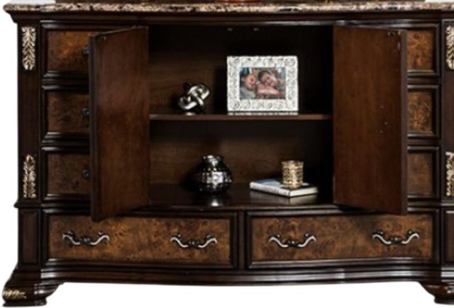 Furniture of America® Aquilina Dark Cherry/Oak Dresser-2