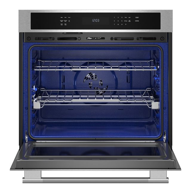 KitchenAid® 30" PrintShield™ Stainless Steel Single Electric Wall Oven with Air Fry Mode-1