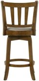 Armen Living Wren 2-Piece Sepia Brown/Static Gray Counter Stool Set-5