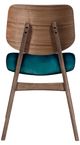 New Classic® Home Furnishings Oscar Teal/Walnut Dining Side Chair-4