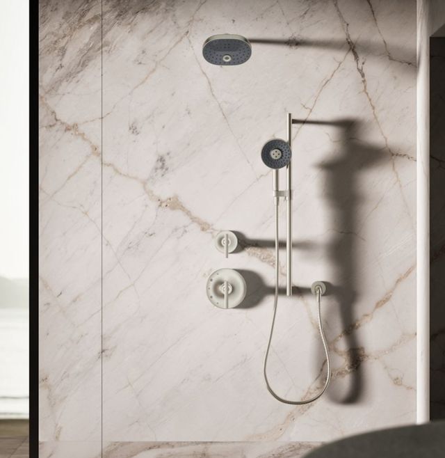 KOHLER® Statement® Vibrant Brushed Nickel 1.75 GPM Round 3-Function Handshower-2