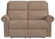 Flexsteel® Customizable Bernard Fabric Power Reclining Loveseat with Headrest and Lumbar-3