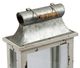 A & B Home Evelyn 2-Piece Silver/White Lantern Set-3