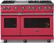 Viking® 5 Series 48" Valentine Pro Style Gas (NG) Range with Polished Chrome Trim-3