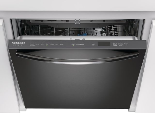 Frigidaire Gallery® 24" Smudge-Proof™ Black Stainless Steel Top Control Built In Dishwasher-3