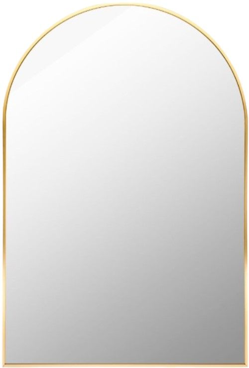 Surya Aranya Brushed Gold 24" Accent Mirror-0