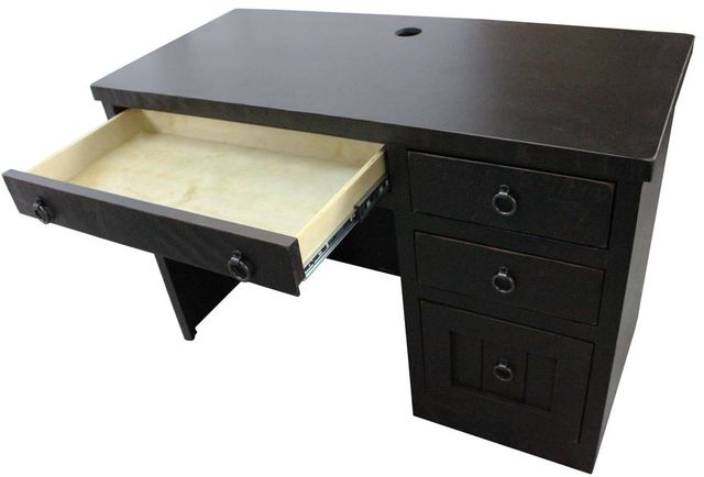 American Heartland Manufacturing Rustic Single Pedestal Desk-2