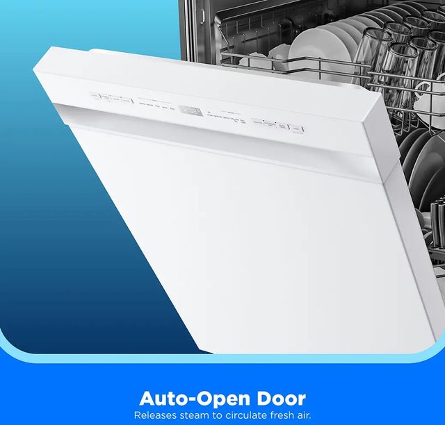 Midea® 24" White Front Control Built In Dishwasher -3