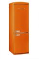 Unique® Appliances Classic Retro 24" 11.7 Cu. Ft. Orange Creamsicle Counter Depth Bottom Freezer Refrigerator-3