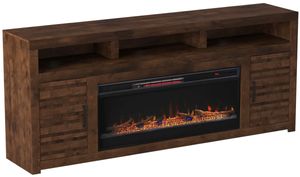 Front view of the Legends Home Sausalito 78" Fireplace Console