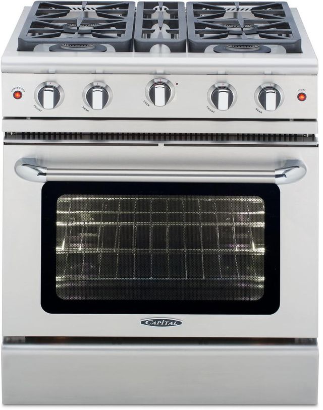 Capital Cooking™ Precision™ 30" Stainless Steel Freestanding Gas Range-0