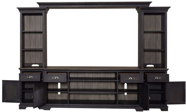 Liberty Furniture Ocean Isle Slate Entertainment Center with Piers-1