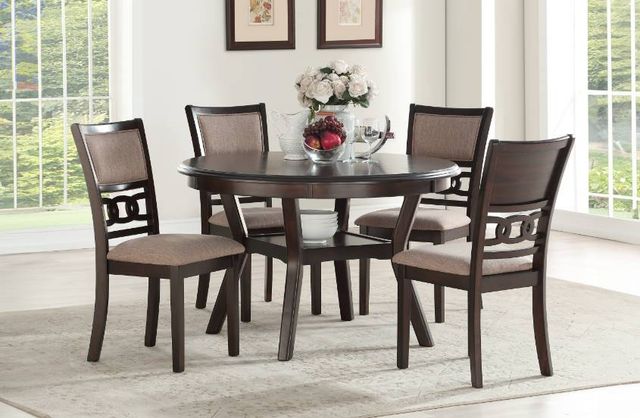 New Classic® Home Furnishings Gia 5-Piece Cherry/Light Brown Dining Table Set-1