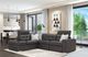 Jaymar Sydney Optima 4 Piece Cassiopee Charcoal Gr. 50 Sectional-3