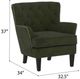 Emerald Home Noelle Olive Velvet Accent Chair-1