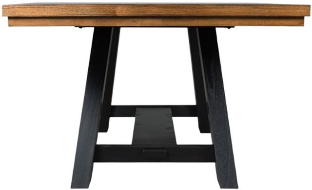 Signature Design by Ashley® Greddinton Brown Extendable Dining Table with Black Base-4