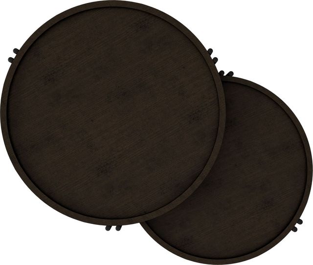 Emerald Home Huron Dark Cocoa Nesting Coffee Table with Black Base-3