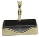 A & B Home Black/Gold Serviette Holder-3