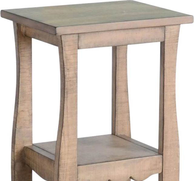 Sunny Designs™ Beach Pebble End Table with Lower Shelf-3