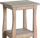Sunny Designs™ Beach Pebble End Table with Lower Shelf-3