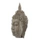 A & B Home 2-Piece Nickel Buddha Head Sculpture Set-1