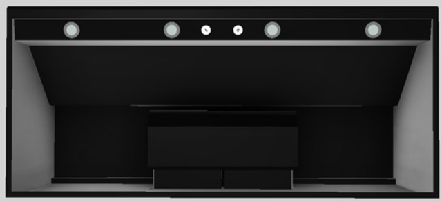 Vent-A-Hood® 54" Black Wall Mounted Range Hood-1