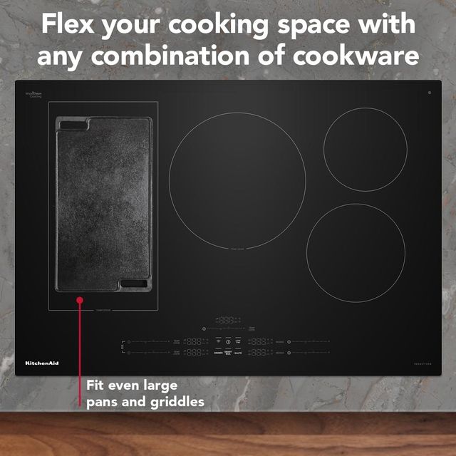 KitchenAid® 36" Black Temp Cook™ Induction Cooktop-16