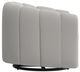 International Furniture Direct Veira Pearl Swivel Glider Accent Chair-2