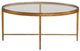 Century® Customizable Details Occasional Logan Glass Top Oval Cocktail Table with Gold Base-1